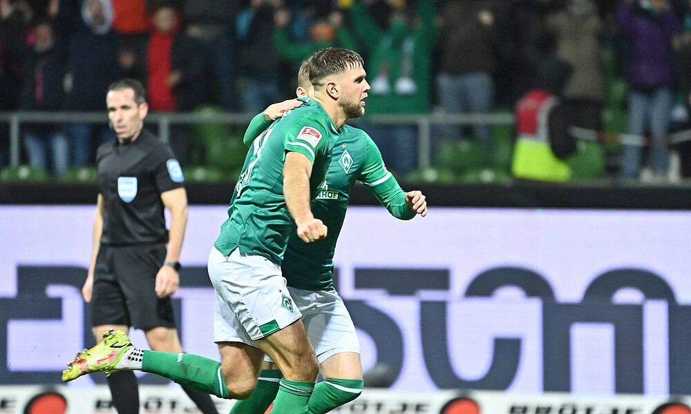 null Niclas Füllkrug besorgte in letzter Sekunde den Ausgleich für Werder.