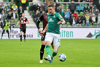 Marco FriedlMarco Friedl überzeugte mit der höchsten Passquote aller Werderaner.