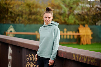 null Anneke Borbe im Hoodie