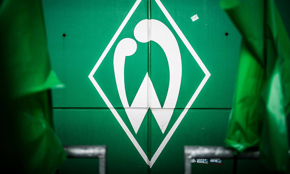 Werder-Raute auf einer Wand