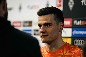 Michael Zetterer im Interview nach dem Spiel gegen Gladbach. 