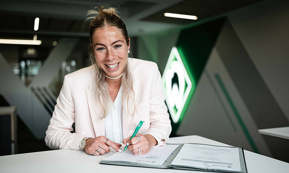 Sharon Beck unterschreibt beim SV Werder.
