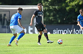 Nicolai Rapp absolvierte sein erstes Spiel für Werder.