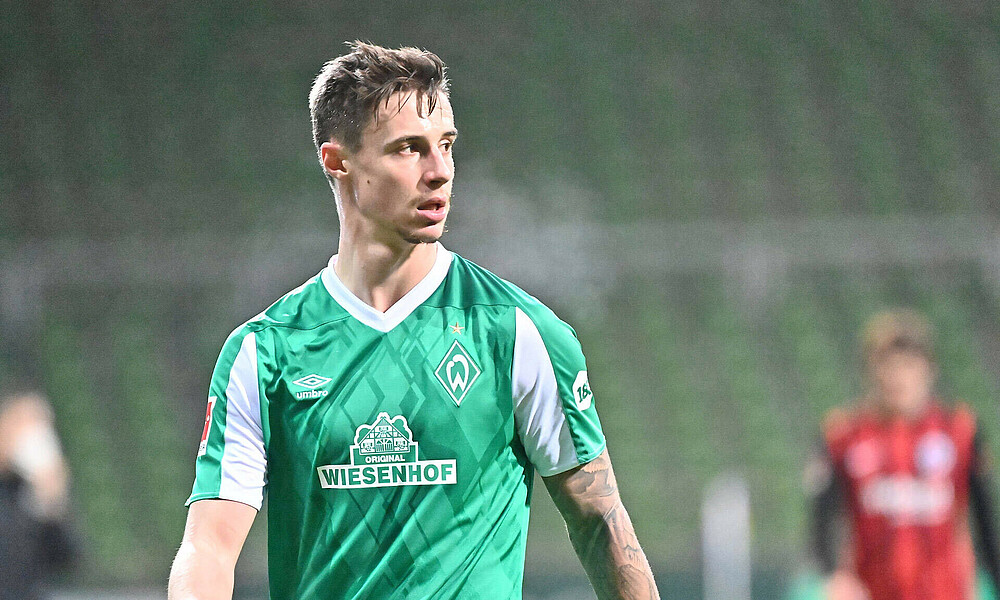 Marco Friedl im Heimspiel gegen Eintracht Frankfurt.
