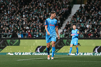 Patrick Erras auf dem Platz. 