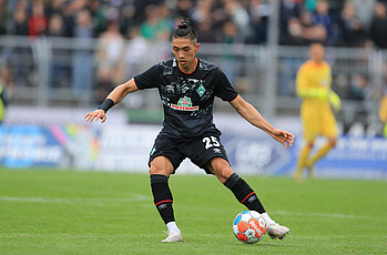 Kyu-Hyun Park im Testspiel gegen Oldenburg.