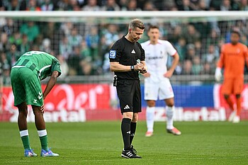 Tobias Welz auf dem Platz. 