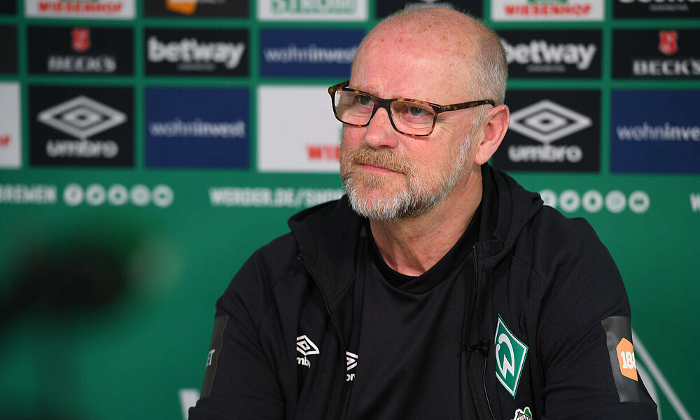 Thomas Schaaf ist nach seiner Rückkehr erstmals im Mediengespräch.