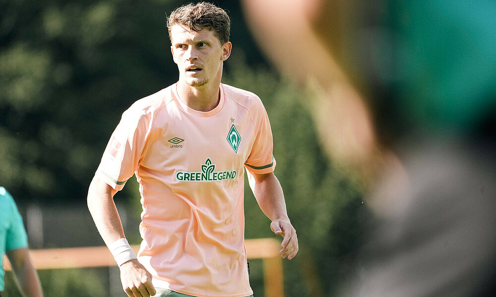 Jens Stage beim Testspiel gegen Emmen