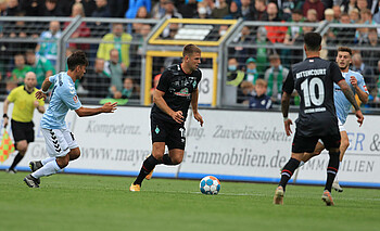Niclas Füllkrug im Testspiel gegen Oldenburg.
