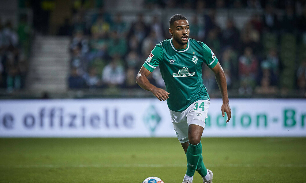 null Manuel Mbom vom SV Werder Bremen