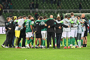 null Die Mannschaft nach dem Nordderby