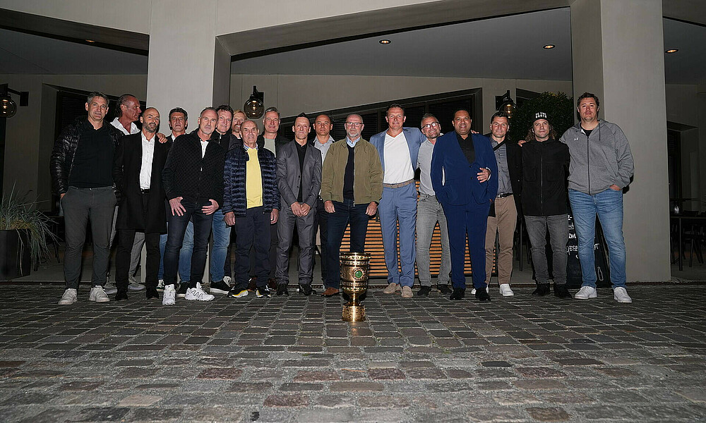 Die Pokalsieger von 1999 feierten 25-jähriges Jubiläum