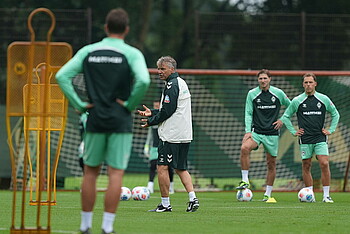 Horst Steffen bei einer Übung. 