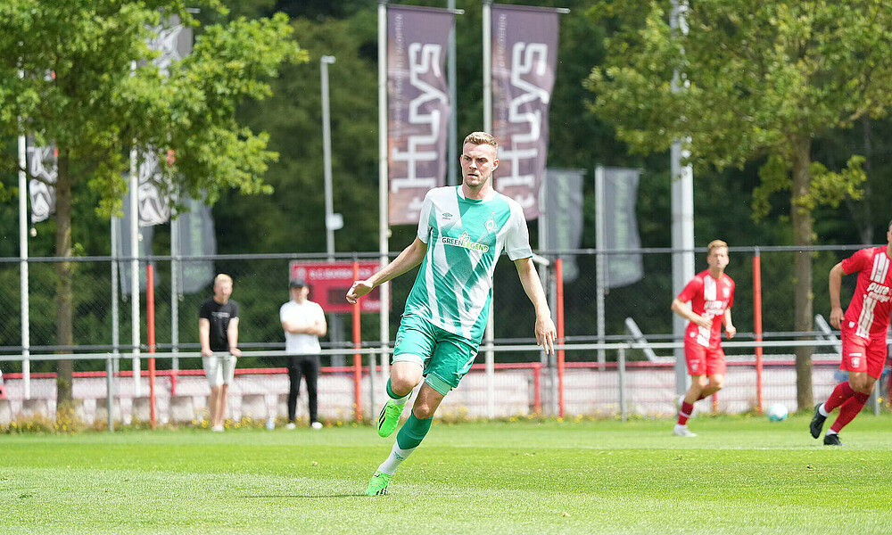 Marvin Ducksch im Testspiel gegen Twente Enschede.