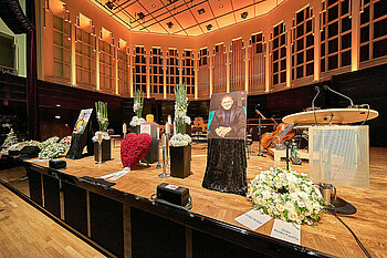 Trauerfeier zu Ehren Dieter 