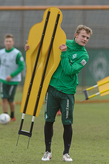 null Lennart Thy im Training.