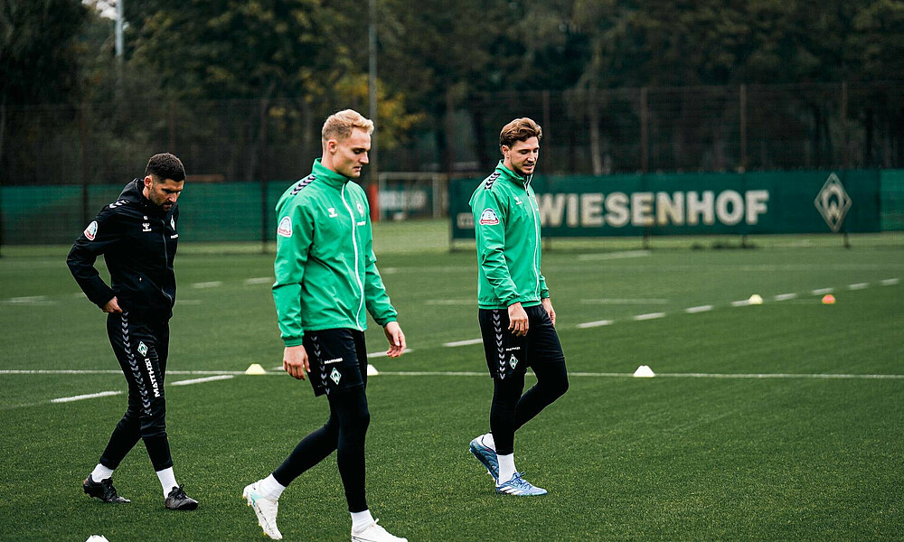 null Amos Pieper & Niklas Stark bei ihrer individuellen Einheit.