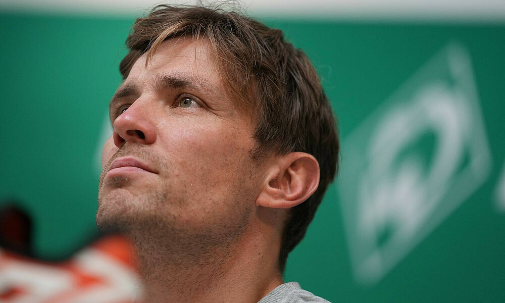 null Clemens Fritz während einer Medienrunde