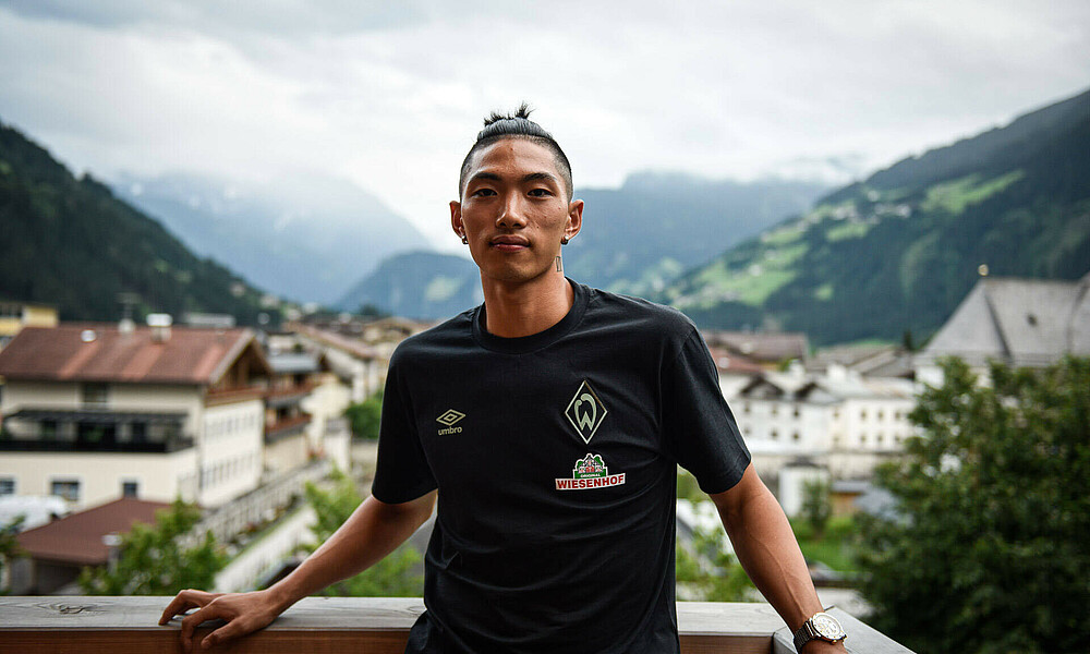 Kyu-hyun Park im Trainingslager im Zillertal