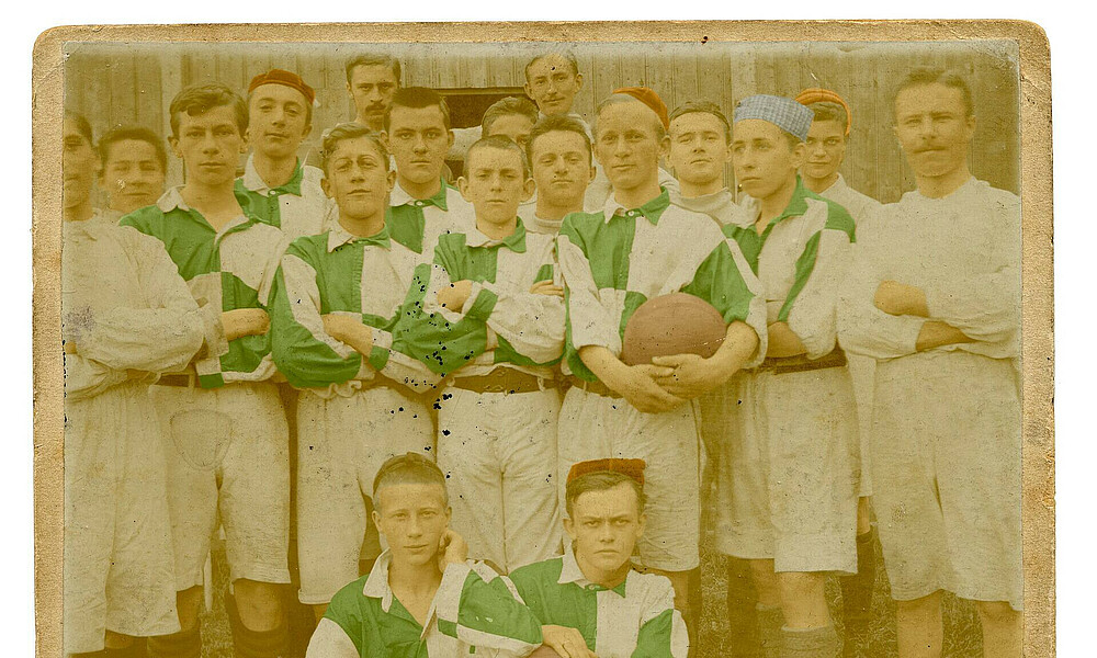 Ein altes Bild aus dem Jahre 1901.