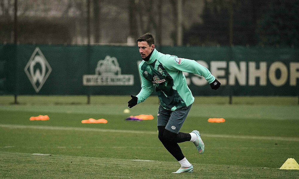 null Marco Friedl zieht im Training einen Sprint an.