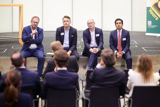 Günther Schmidt, Jens-David Lehnen, Lukas Fasching, Referenten beim Raiffeisen Investment Forum