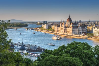 Blick auf Budapest, Ungarn