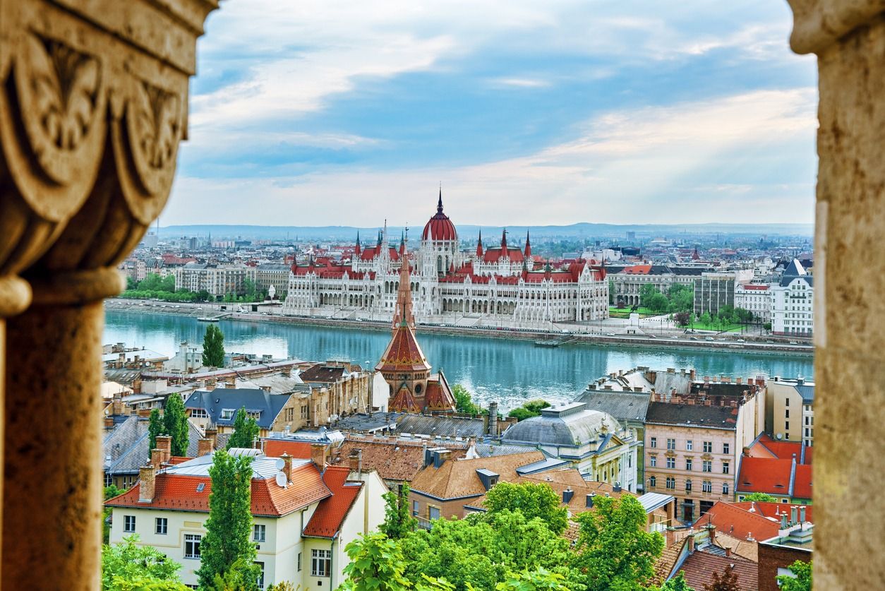 Blick auf Budapest von Fischer-Bastion