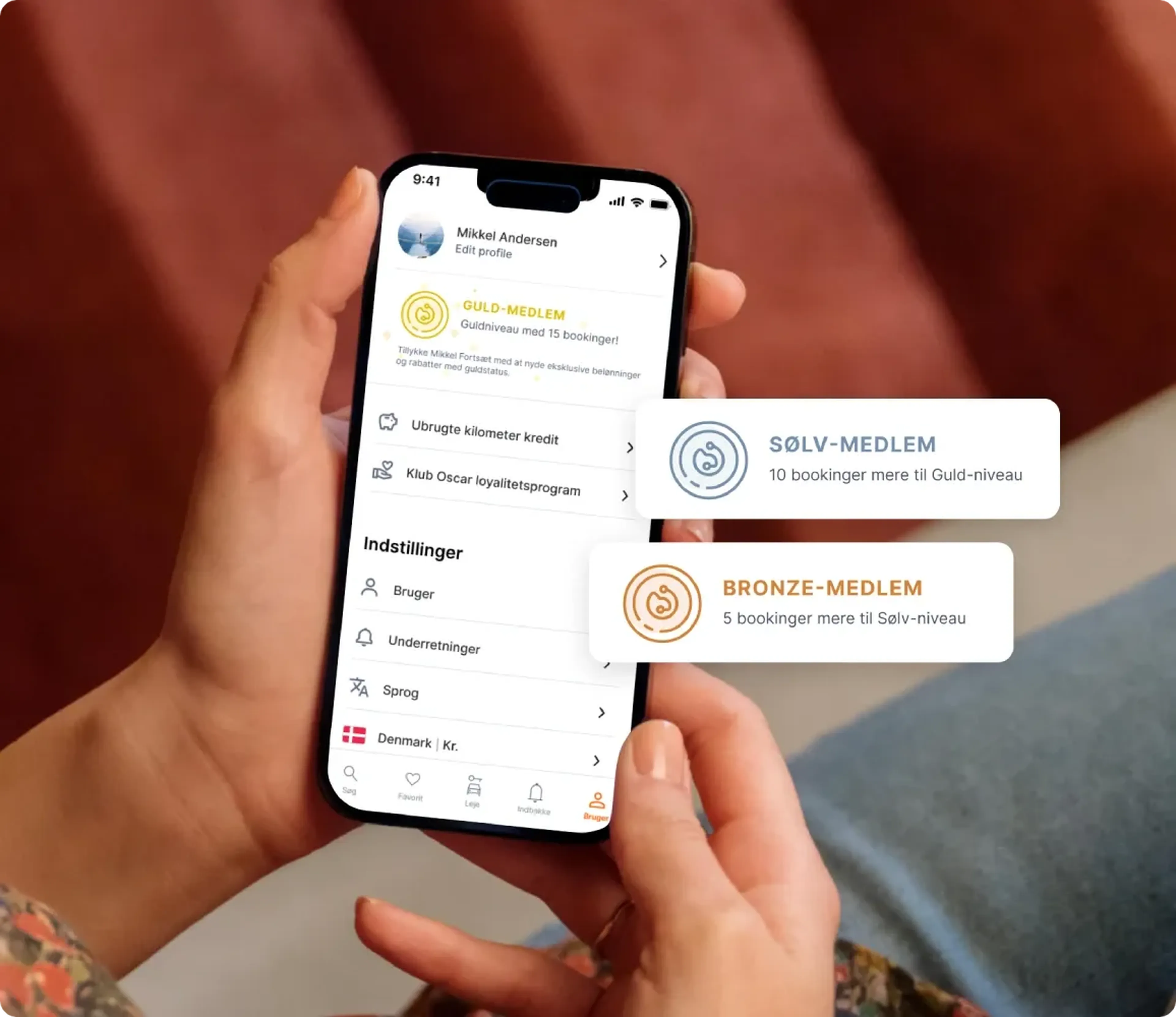 Mobile phone with loyalty benefits
