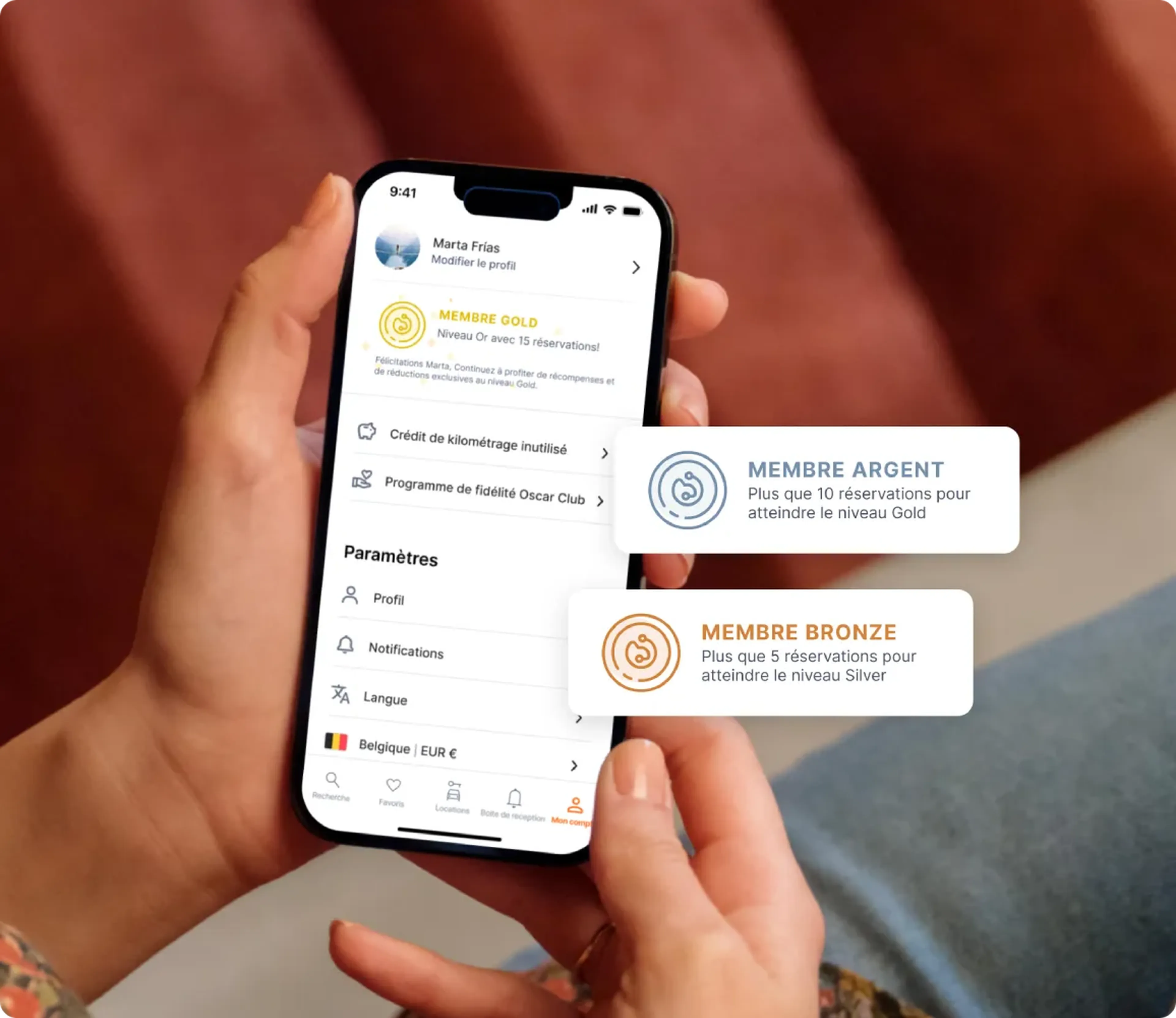 Mobile phone with loyalty benefits