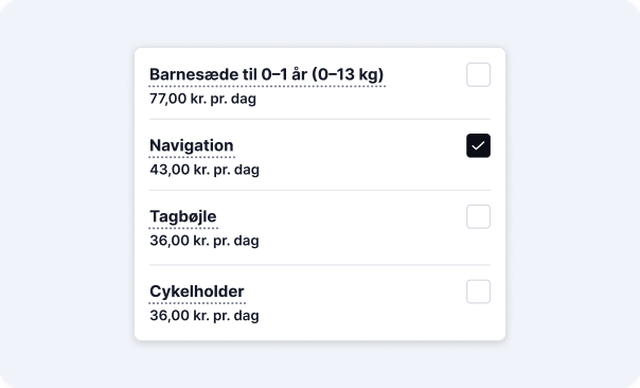 Choose add-ons