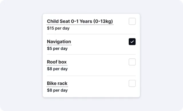 Choose add-ons