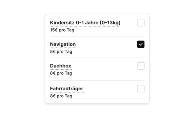 Choose add-ons