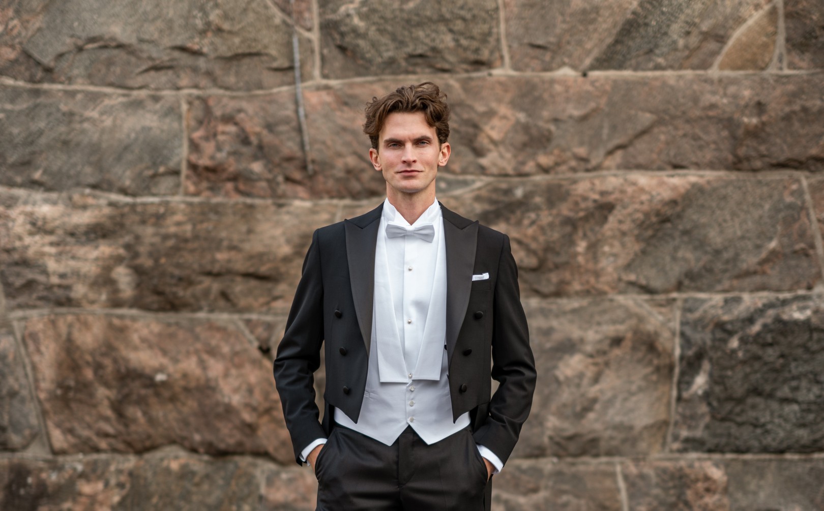 Man wearing tailcoat