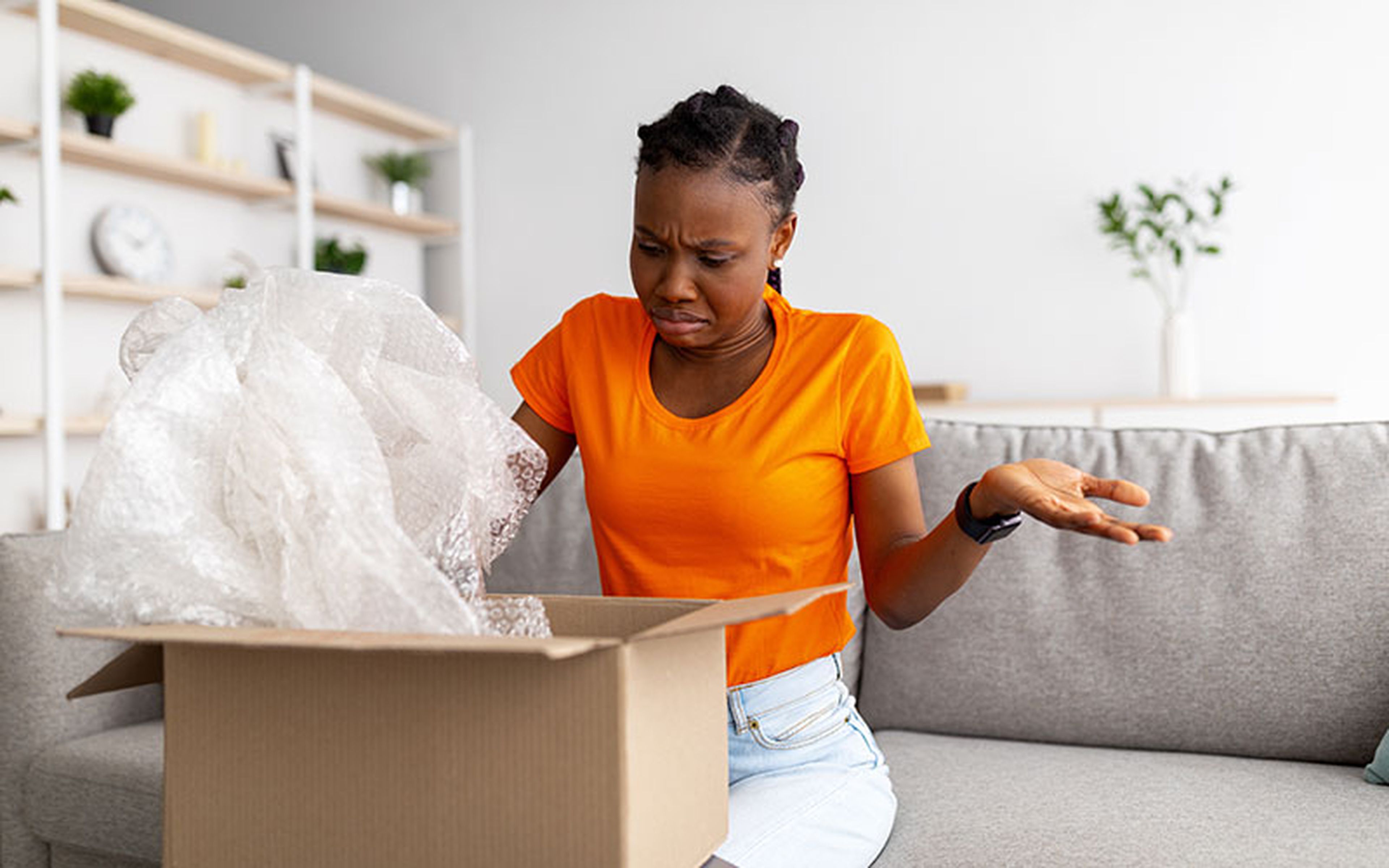 Bubblewrap may be satisfying to pop, but bulky containers stuffed with plastic packing are less effective stress relievers. Buyers are interested in goods, not clutter; if a purchase delivers them both, it could be the souring of an otherwise positive reception.