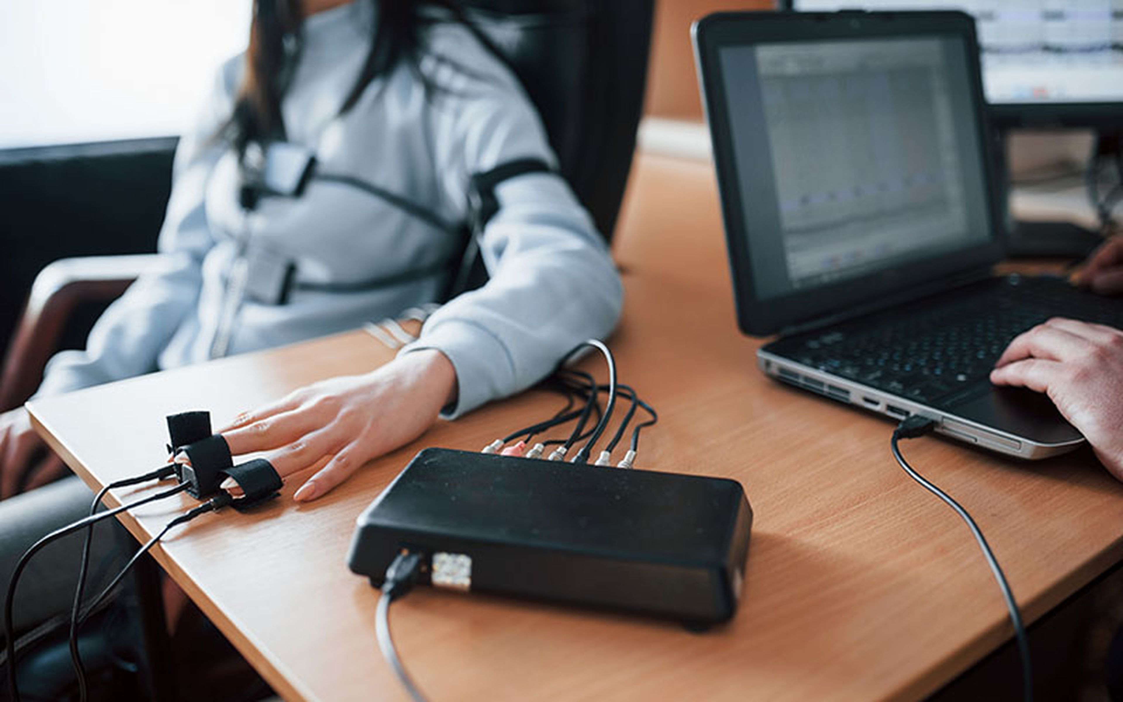 To produce useful readings, a polygraph test must first establish a baseline by observing a subject's responses to basic yes or no questions. Modern versions of the device can include sensors to detect whether someone is attempting to skew the results by clenching their jaw - or rear end.