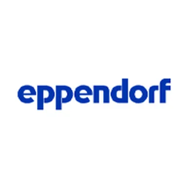 The image shows the Eppendorf logo in blue text on a white background.