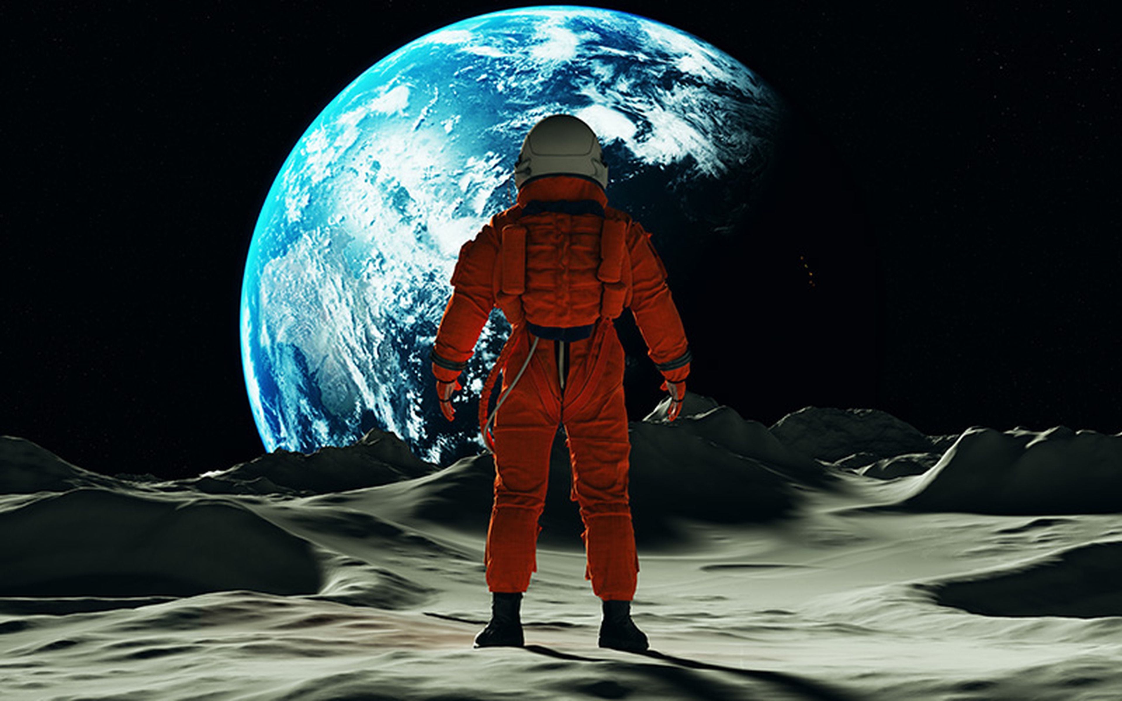 The view from the Moon in 1969 marked a turning point in human history, realizing concepts that had existed in speculative fiction for decades, from Jules Verne to Tsiolkovsky.