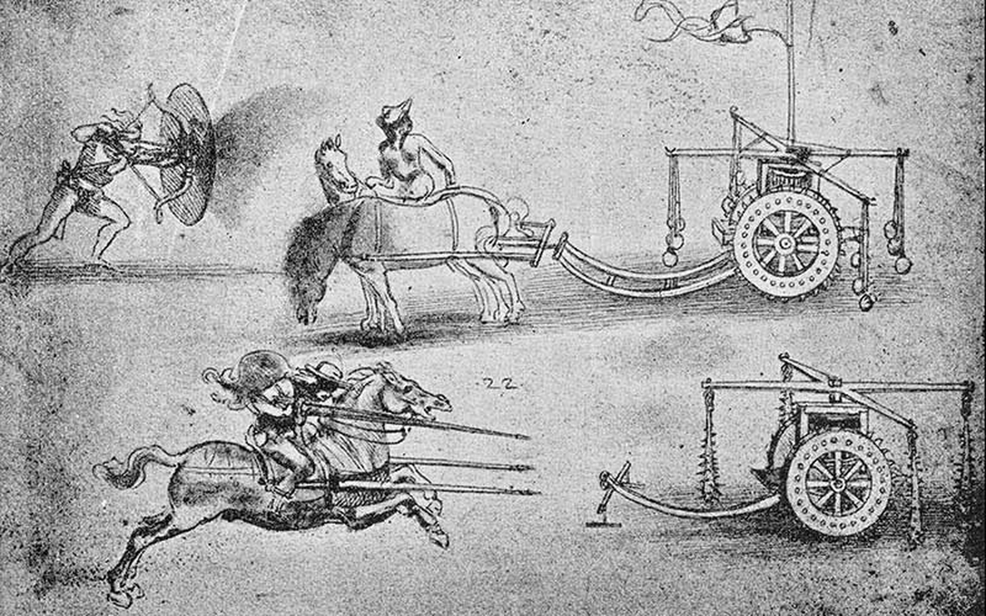 The armored car was not the only invention of Leonardo da Vinci that was ahead of its time. He also designed several other war machines, including a giant crossbow, a flying machine and a submarine. While none of these creations were actually built in his lifetime, they provide a glimpse into the mind of one of history's most ingenious inventors.