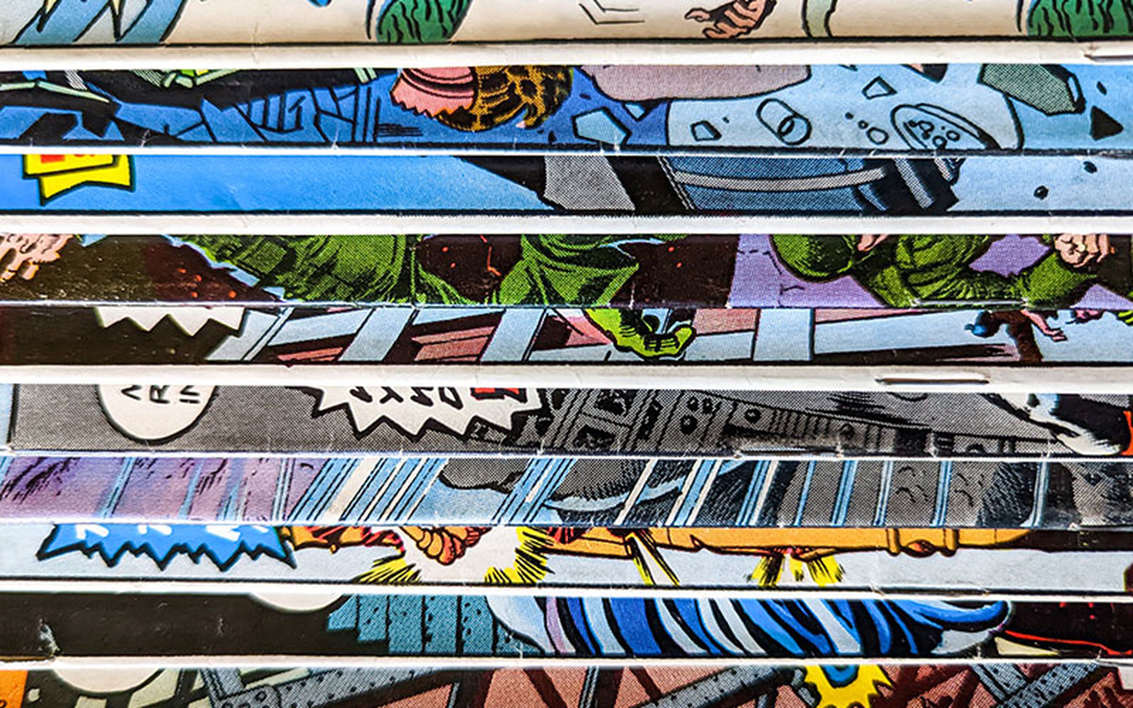 The history of comic books has been divided into four "ages" with loosely defined time frames: Golden (~1938-1956), Silver (~1956-1970), Bronze (~1970-1985) and Dark (~1985-present). As censorship waned, stories became grittier and began to explore more mature themes.