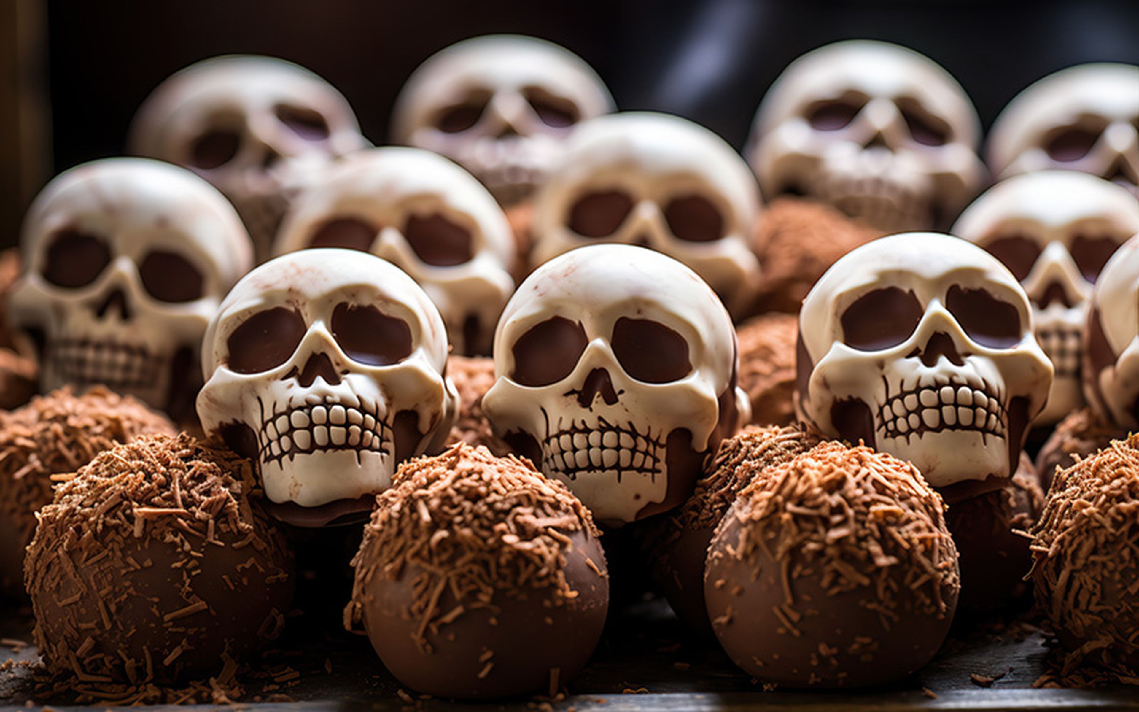 Body horror and a full stomach rarely go well together, so making a clear distinction between the coroner's and confectioner's tables is usually a good idea. For squeamish trick-or-treaters and anyone not growing a celebrity eggplant in their back garden, less somatic candies are the way to go.