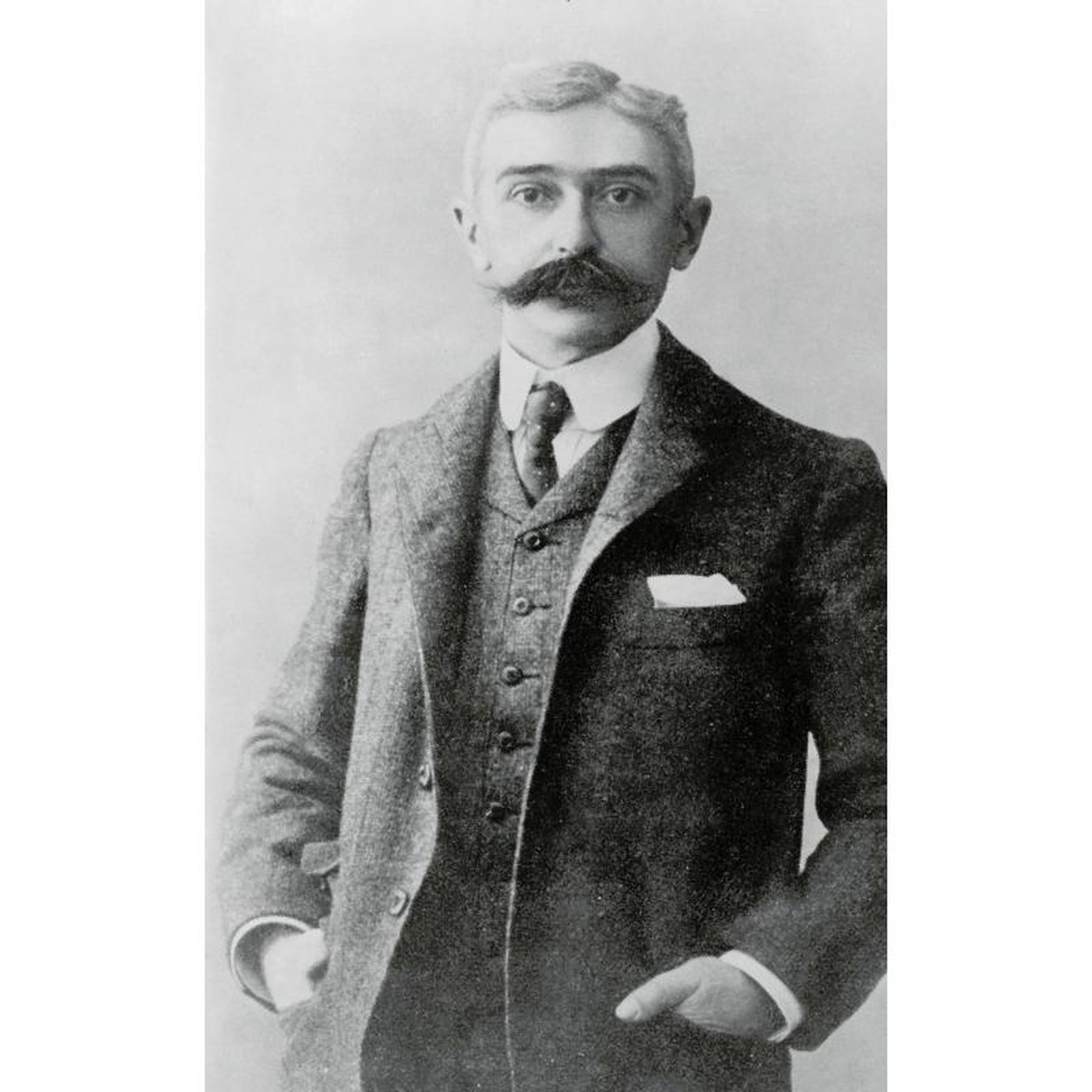 The idea for the five interlocking rings of the Olympic logo came from Pierre de Coubertin, founder of the International Olympic Committee. Since its inception, the symbol has become the most recognizable piece of visual IP related to the Olympics. (Image source: Photograph from Bain News Service, Public domain, via Wikimedia Commons)