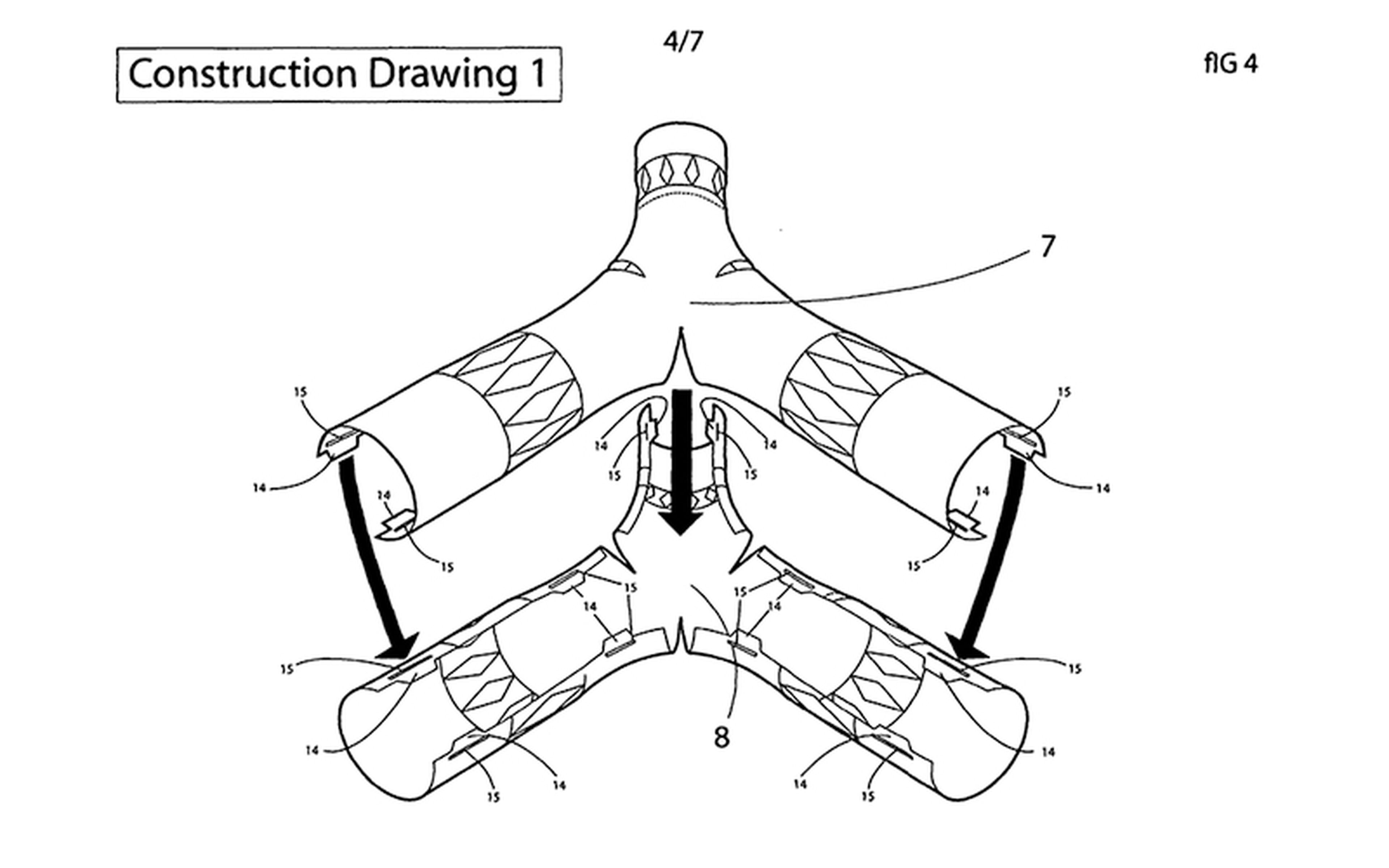 It might not have wings, but a three-way Christmas cracker is a stellar idea that looks like it could take off! (Image credits: Google Patents)