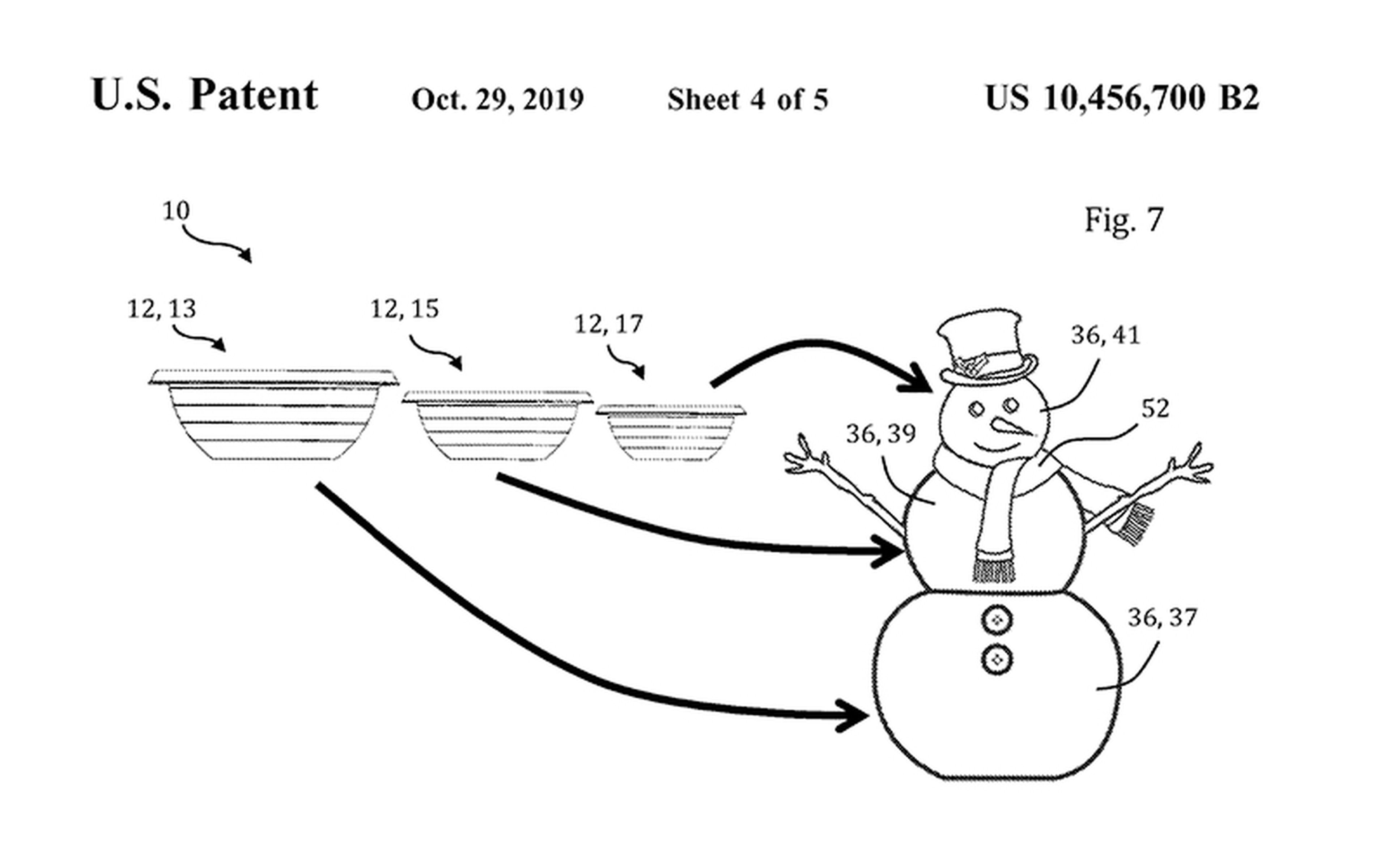 Drafting effective patent drawings that communicate an invention's workings is an art in itself, and the results can even be... artful. (Image credit: Google Patents)