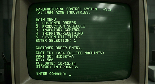Terminal-Based Legacy System
