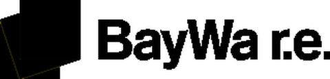 Baywa r.e. Logo schwarz