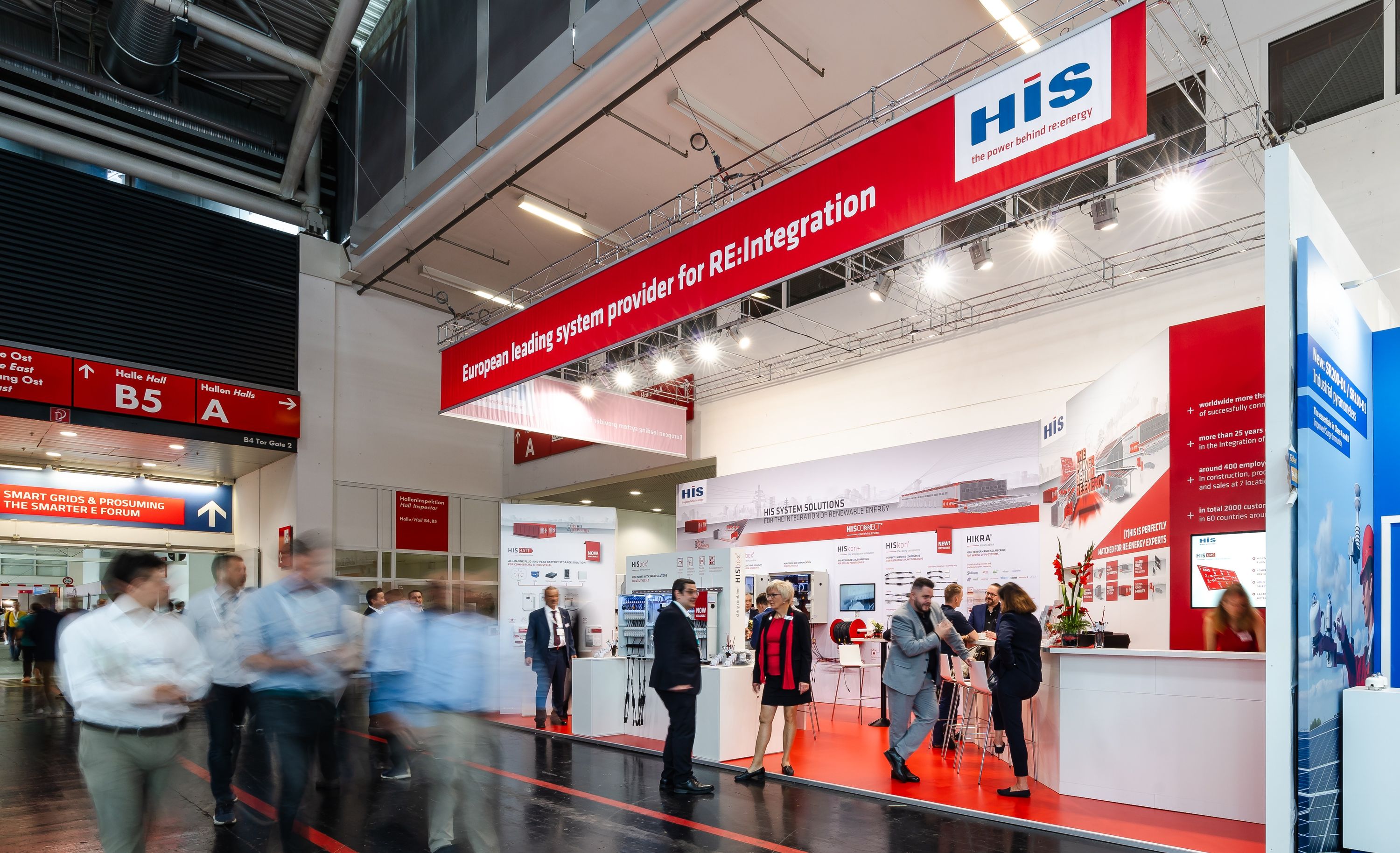 Der HIS-Messestand auf der Intersolar 2024