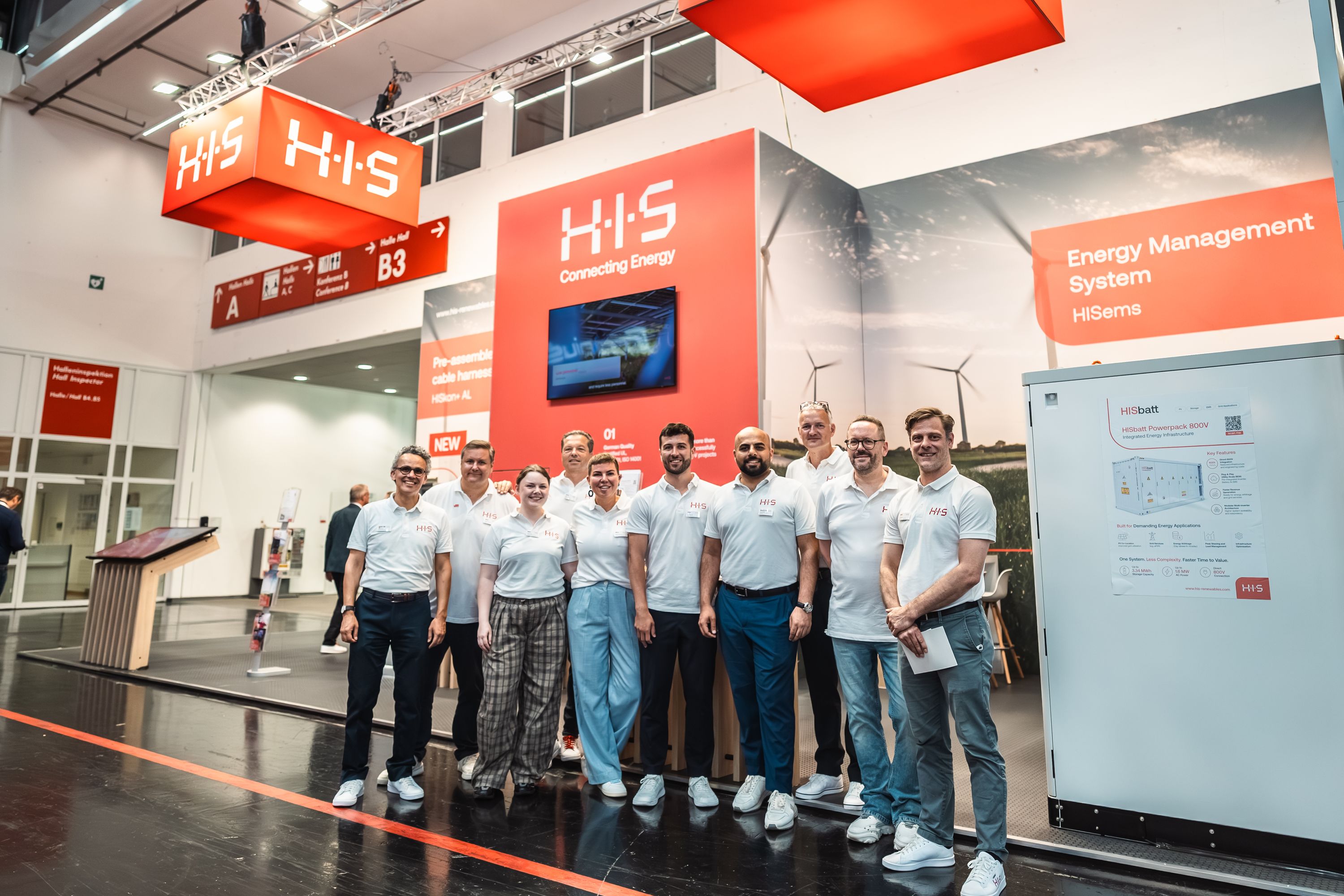 Das HIS-Team auf der Intersolar 2026