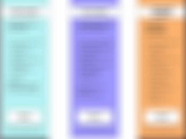 Three-column pricing table in German for services: Core, Pro, and Continued Meaning, each offering onboarding, app access, and HR dashboard.